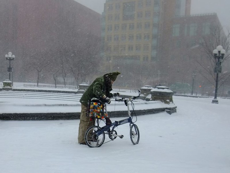 NYC Winter Cycle Chic