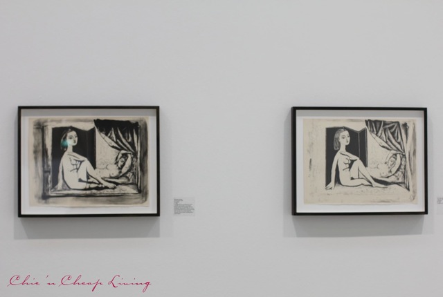 STPI Picasso exhibit Two Nudes progression - saved by Chic n Cheap Living