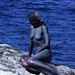 live body-painted Little Mermaid statue hits Sydney