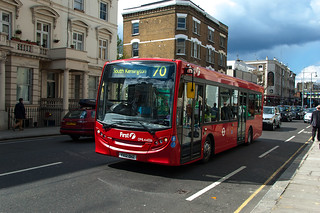 Bus standard, ligne 70, Ladbroke Grove, Notting Hill