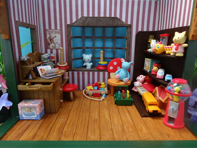 Toy store interior