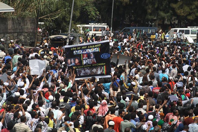 Addis Ababa Semayawi party demonstration June 2, 2013