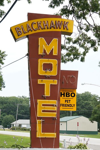 Blackhawk Motel - US 12, Michigan City, Indiana