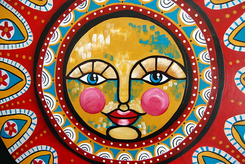 Folk Art Sun - Detail