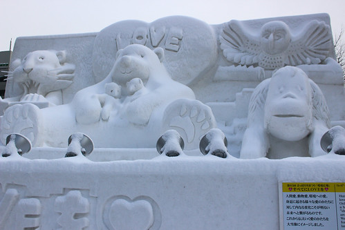 札幌雪祭りの雪像