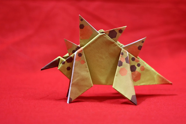 Origami Stegosaurus