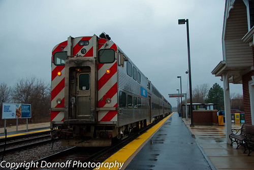 Metra train at Big Timber by Dornoff Photography