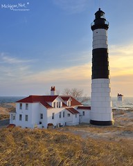 Big Sable Point Lighthouse - Ludington, Michigan by Michigan Nut