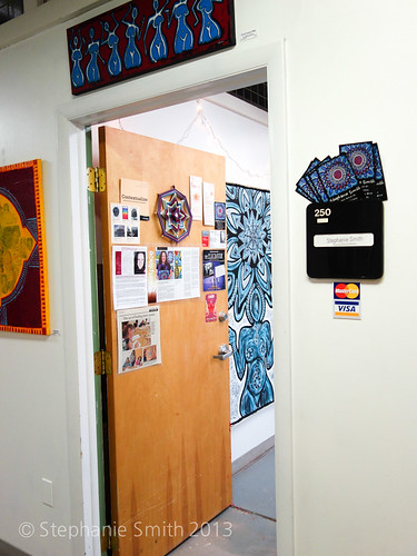 The entrance to studio #250