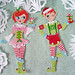 344/365 Jointed Christmas elf paper dolls!