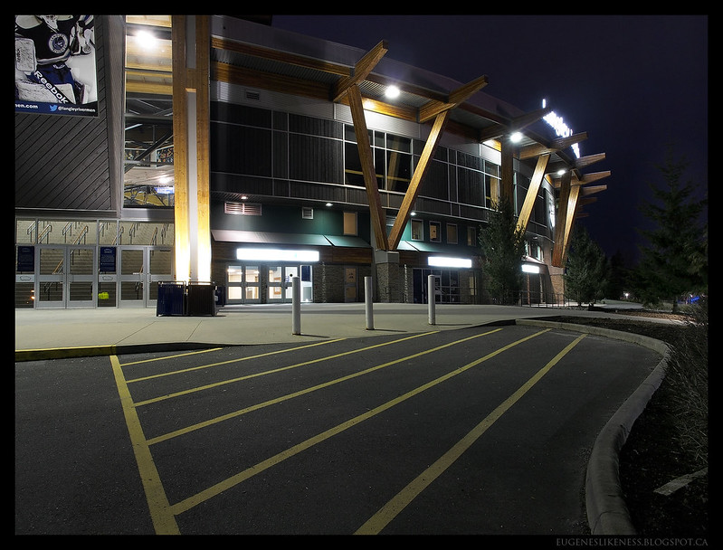 Leading lines to the Langley Events Centre