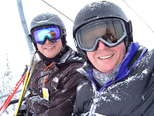 Alfred and me on Cypress Mountain (Feb. 23, 2014)