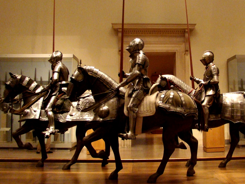 The Met knights in shining armor