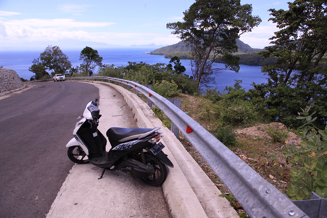 Scooter on road, Pulau Weh, Indonesia