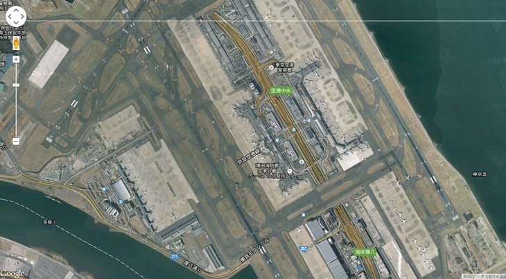 現代の羽田空港