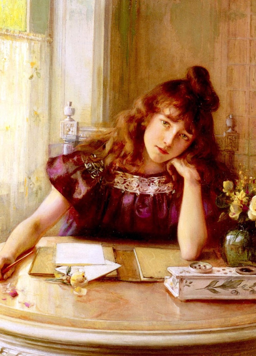 The Letter by Albert Lynch