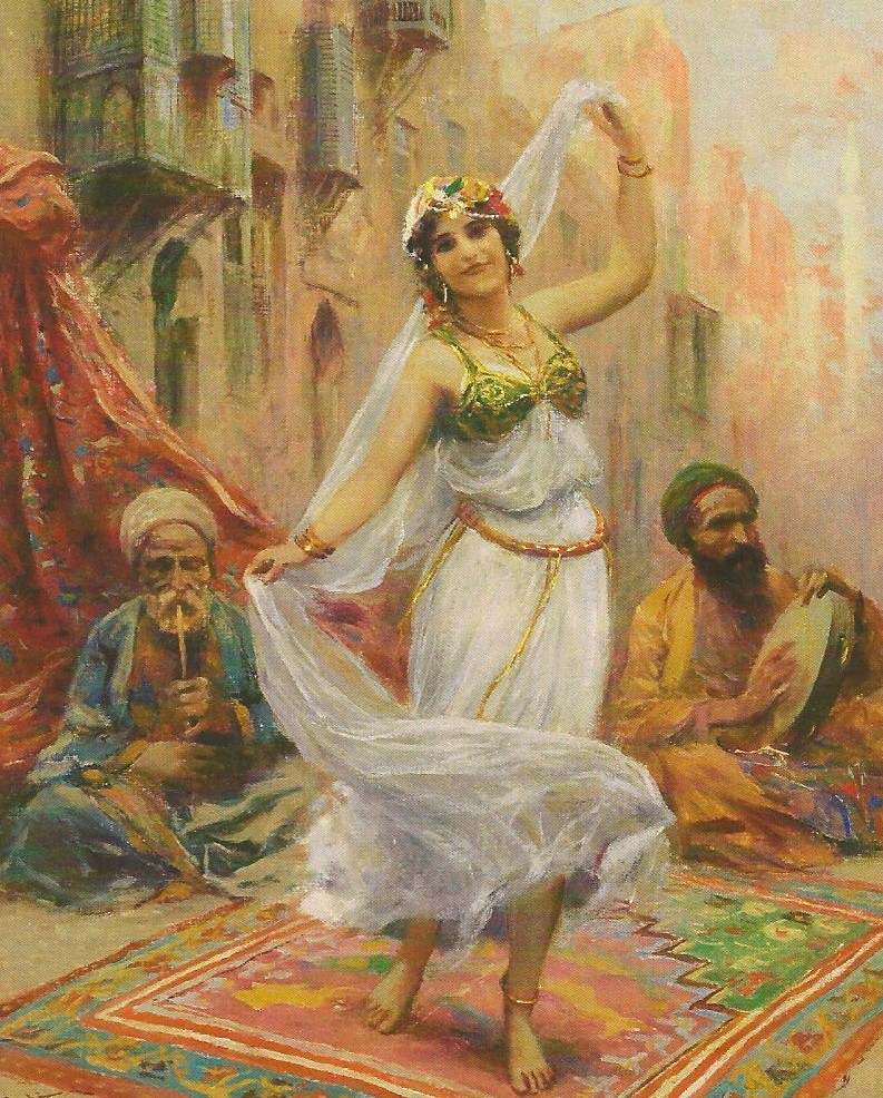 Danza oriental. Fabio Fabbi (1861-1946). . Autor, In Pastel