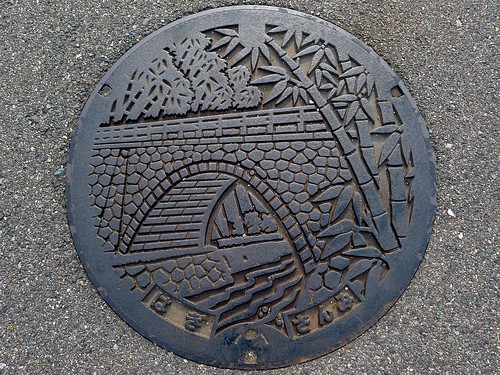 Sanmi, Hagi Yamaguchi , manhole cover （山口県萩市三見のマンホール）