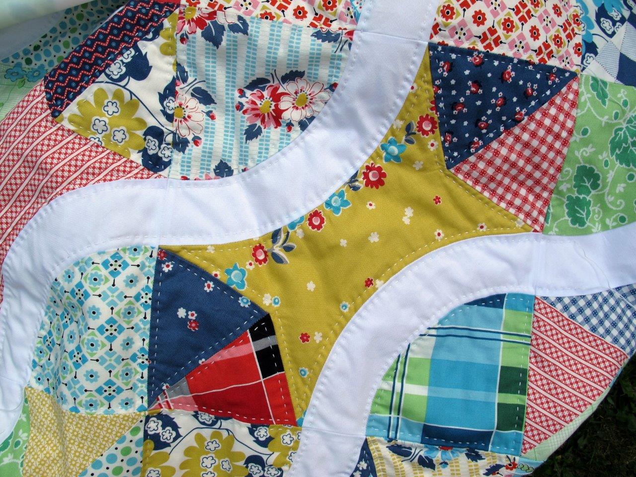 Quilting with perle cotton (again)