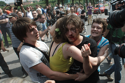 Gay Pride parade in St. Petersburg / Гей-парад в Санкт-Петербурге