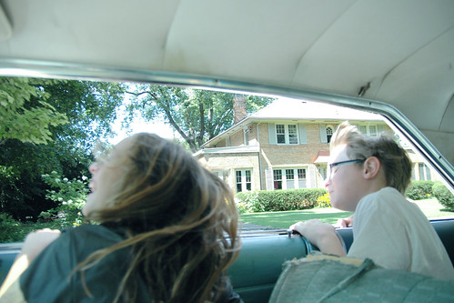 day 3331: odin and his cousins go for their first ride in the galaxie 500!  II.