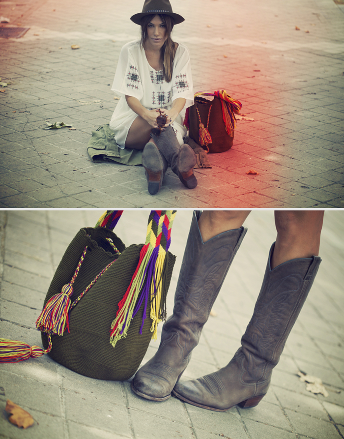 street style barbara crespo easy and comfy outfit sheinside dress sendra boots