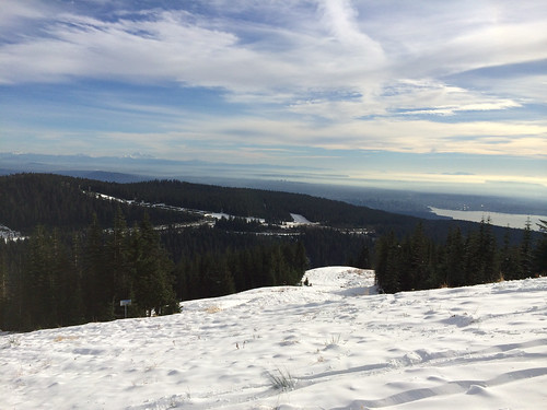 Skiing on Cypress Mountain (November 24, 2013)