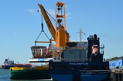Clipper " City of Adelaide" discharge in Port Adelaide