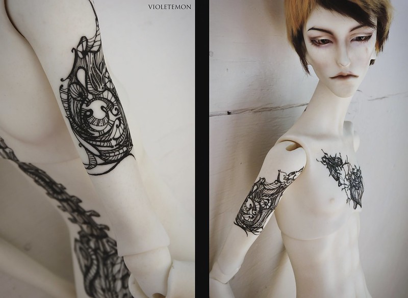 make-up&tattoo for Cyril [Doll-chateau]