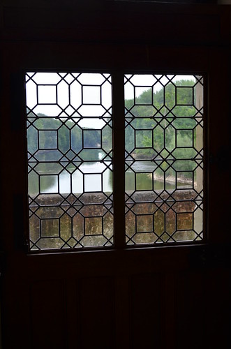 Chateau de Chenonceau geometric window panes