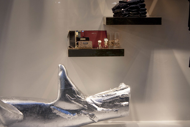 Armani Exchange Window Display Designs, Sculptures and installation by Shop Studios - ShopStudios.com