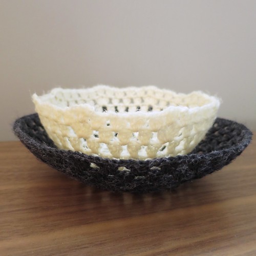 Just Crafty Enough – Iron Craft '14 Challenge 6 – Crocheted Bowls