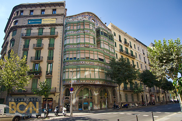 Casa Comalat, Las Ramblas, Barcelona