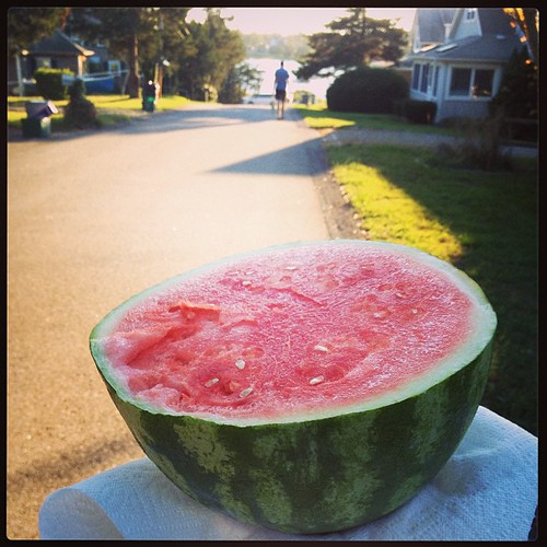 I carried a watermelon. #NobodyPutsBabyInACorner