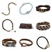 LEATHER AND SUEDE BRACELETS