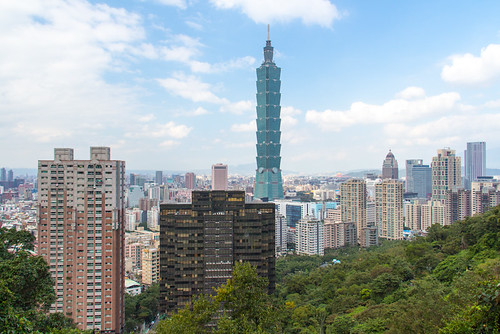 Taipei 101 from Elephant Hill