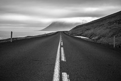 Iceland's Western Fjords - Black and White