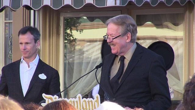 Tony Baxter Main Street USA window ceremony at Disneyland