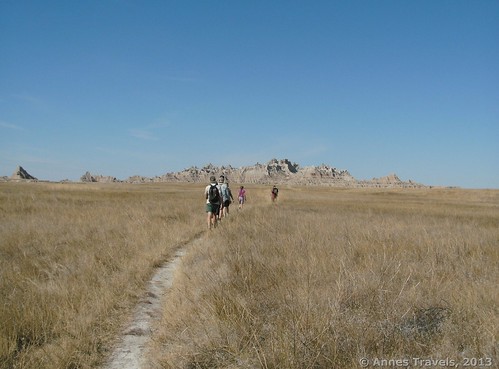 Hiking the Castle Trail, Badlands National Park, South Dakota