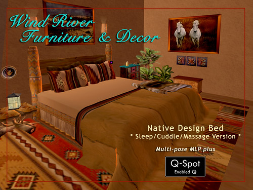 Native Design Bed by Teal Freenote