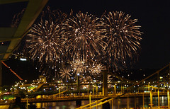 Pittsburgh July Fourth Fireworks 07-04-2009