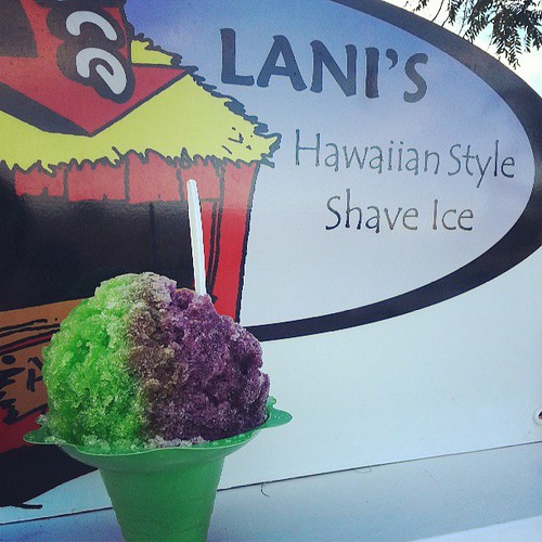 First shaved ice of the summer.   It was good but no shavy Jones.