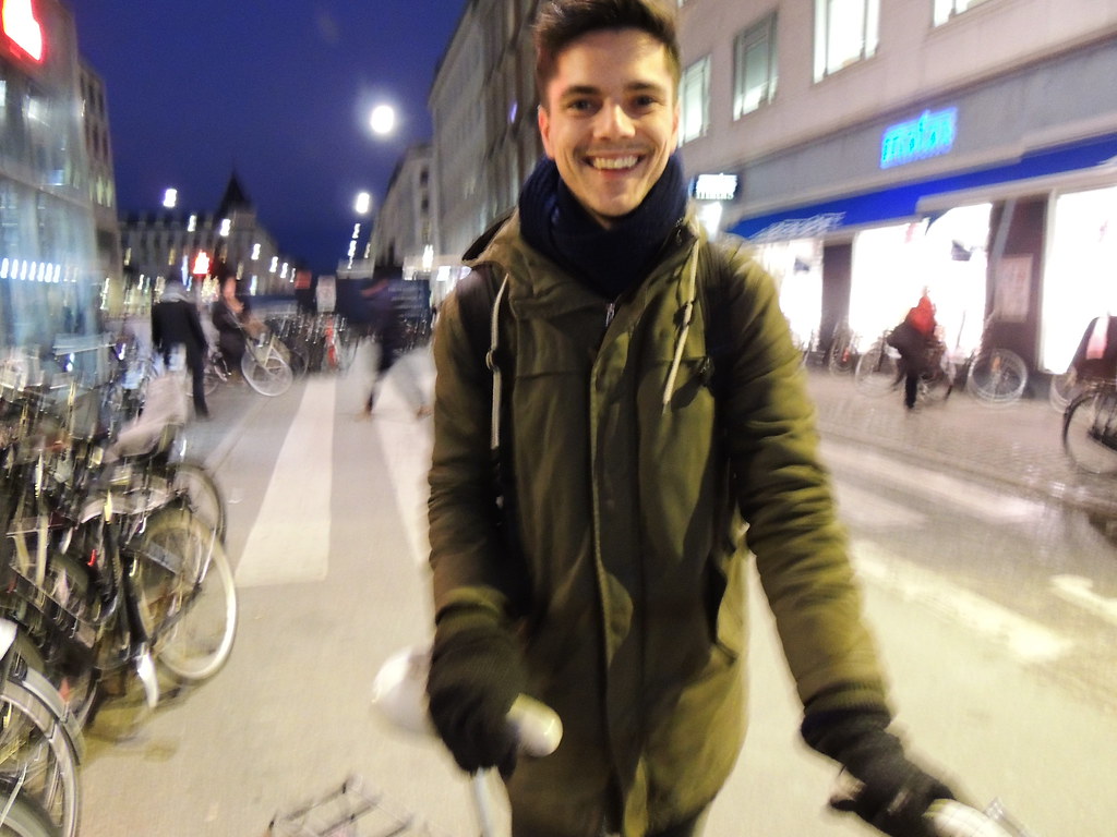 One Bike Night in Copenhagen