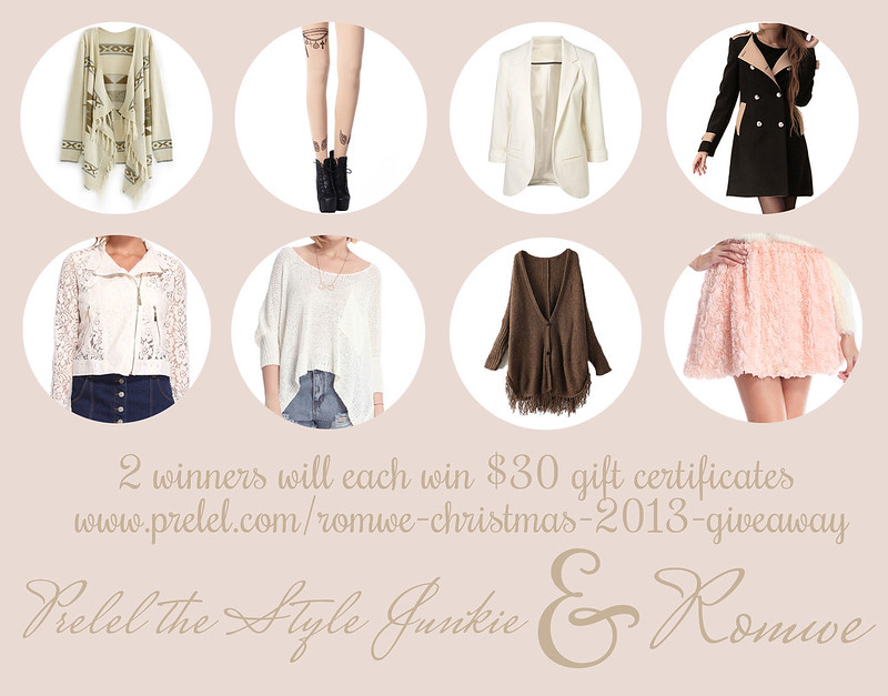 Romwe Christmas December 2013 giveaway