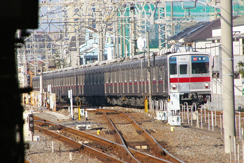 Tobu 9000 series(Experimental) in Wako-shi.Sta, Wako, Saitama, Japan /Nov 16, 2013
