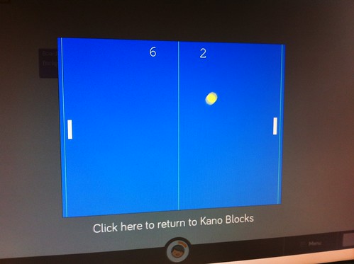 1st steps in coding with Kano blocks on RaspberryPi