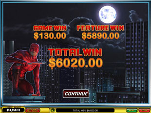 free Daredevil free spins prize