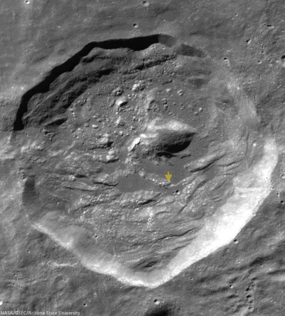 Rutherfurd crater (LROC WAC)