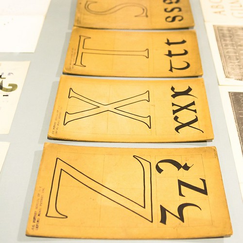 History of Lettering and Type. Lethaby Gallery. CSM. crop 25/February/2014