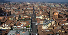 Bologna from the Garisenda Tower